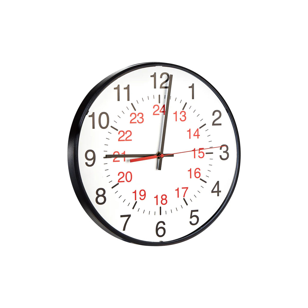 Novanex 12" Diameter Analog PoE Clock (ONTA12-BK)