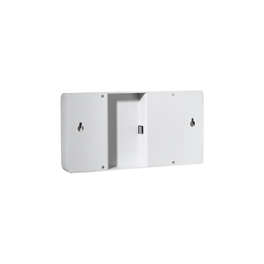 Novanex 4 Digit PoE Clock, Red LED, Off-White ABS Plastic Case (ONT4OW-P)