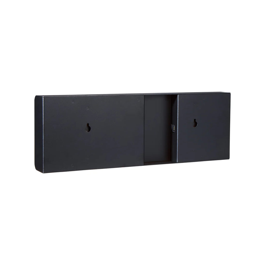 Novanex 6 Digit PoE Clock, Green LED, Black Aluminum Case (ONT6BK-G)
